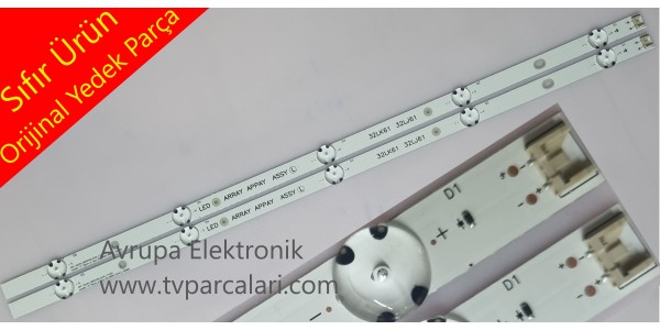 LG 32LM6300PLA, 32LM6370PLA, Array ASSY 32LK61, Led bar, Tv panel ledleri